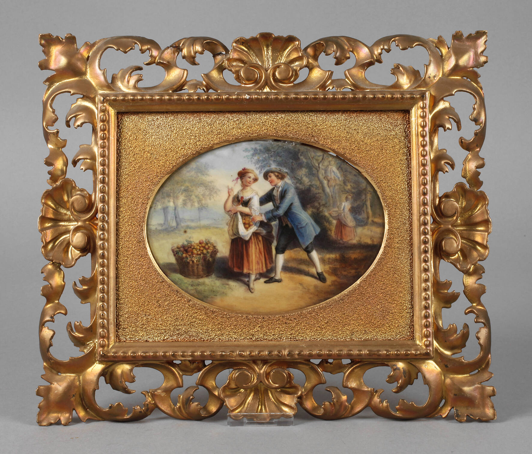 Bildplatte Die Apfelernte