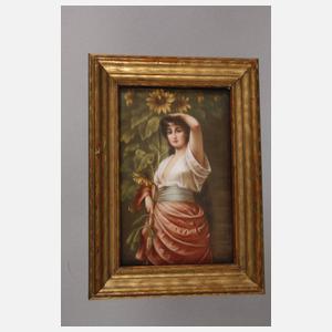 Hutschenreuther Bildplatte "Sonnenblume"