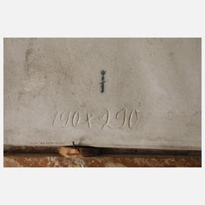 KPM Berlin Bildplatte mit Blumenstillleben