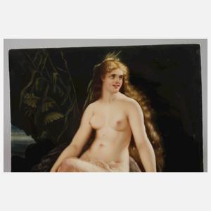 KPM Berlin Bildplatte Nymphe