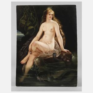 KPM Berlin Bildplatte Nymphe