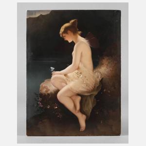 KPM Berlin Bildplatte "Psyche am Meer"