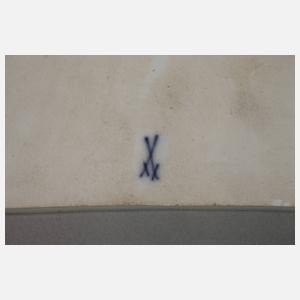 Meissen Bildplatte mit Tanzszene