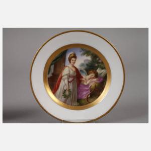 Hutschenreuther Paar kleine Portraitteller