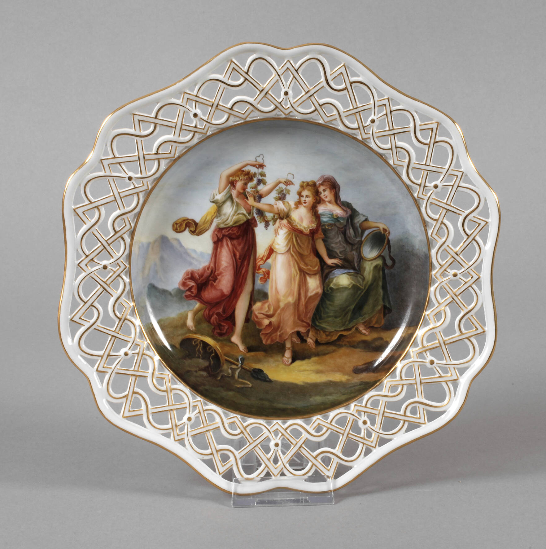 Meissen Bildteller Angelika Kauffmann