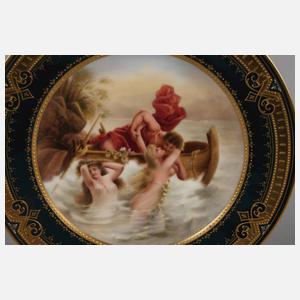 Wiener Prunkteller "Kuss der Wellen"