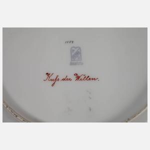 Wiener Prunkteller "Kuss der Wellen"