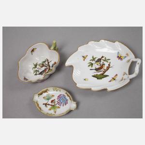 Herend Ungarn fünf Teile "Rothschild"