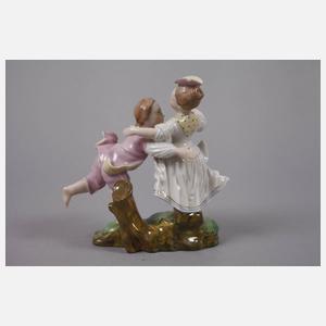 Höchst tanzendes Kinderpaar