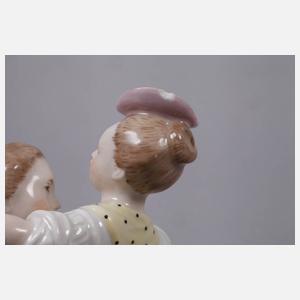 Höchst tanzendes Kinderpaar