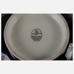 Hutschenreuther Deckeldose mit Putto