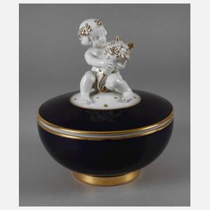 Hutschenreuther Deckeldose mit Putto