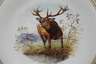 Meissen Wandteller mit Wildmalerei