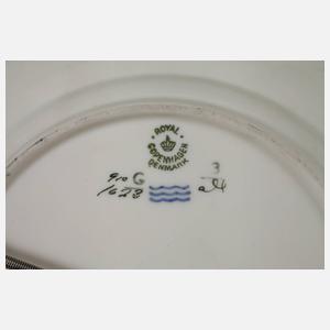 Kopenhagen drei Speiseteller "Blumenbukett"