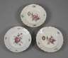 Kopenhagen drei Speiseteller "Blumenbukett"