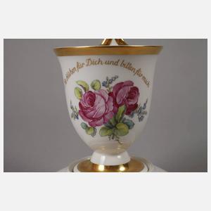 KPM Berlin Paar Spruchtassen