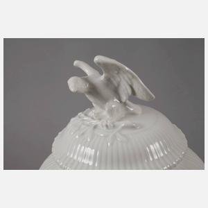 KPM Berlin Deckelvase mit Adlerbekrönung