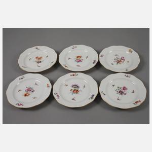 KPM Berlin Kaffeeservice "Blumen und Insekten"