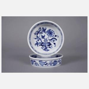 Meissen Paar Untersetzer "Zwiebelmuster"