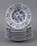 Meissen Konvolut Teller "Zwiebelmuster"