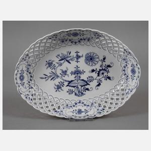 Meissen Durchbruchschale "Zwiebelmuster"