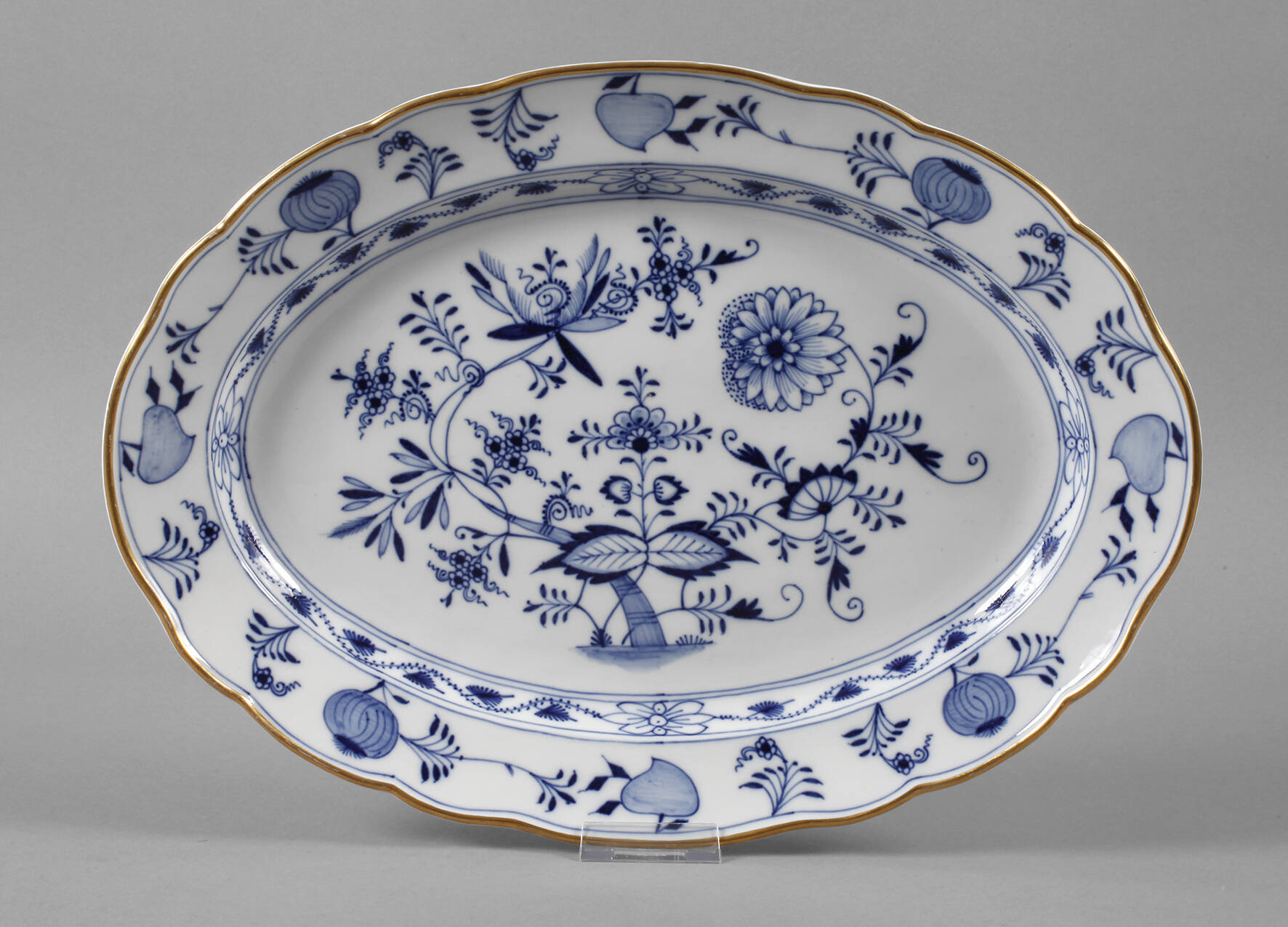 Meissen Platte "Zwiebelmuster"