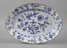 Meissen Platte "Zwiebelmuster"