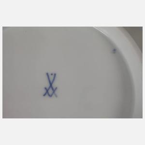 Meissen Schale "Blaue Blume mit Goldgräsern"