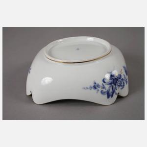 Meissen kleine Schale "Blaue Blume mit Goldgräsern"