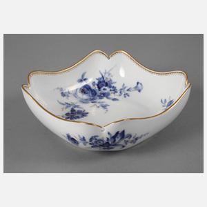 Meissen kleine Schale "Blaue Blume mit Goldgräsern"