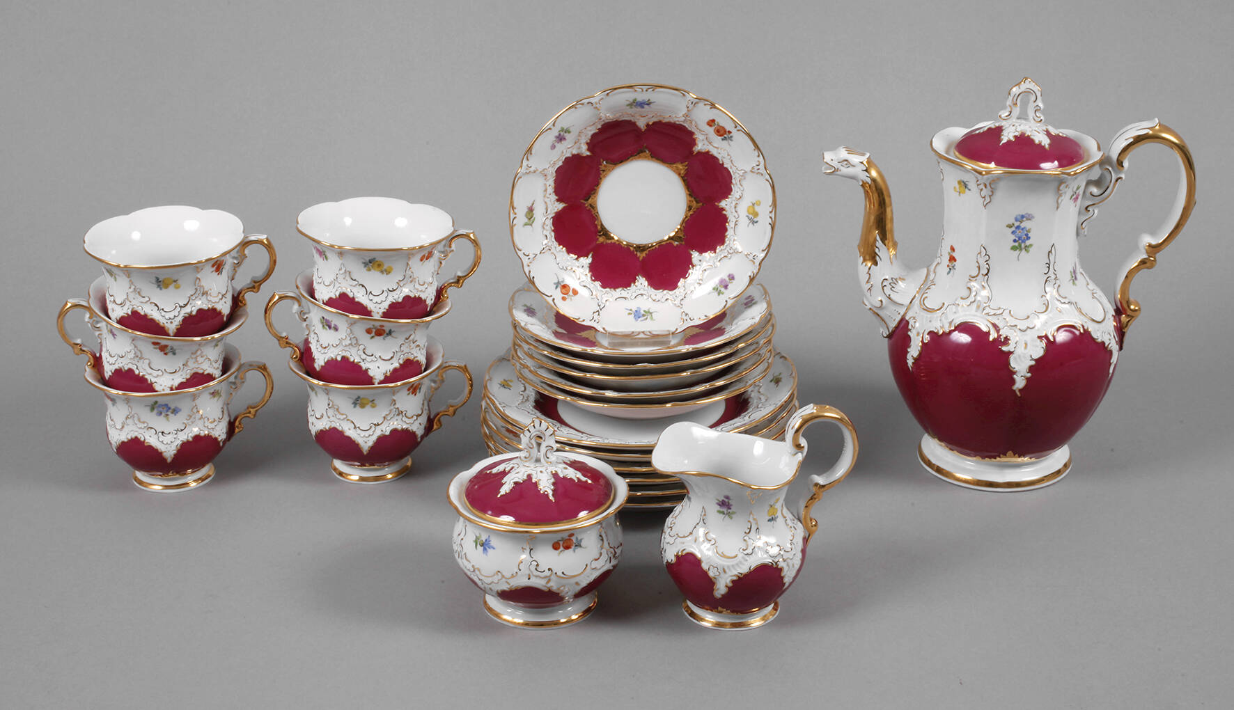 Meissen Kaffeeservice "B-Form"