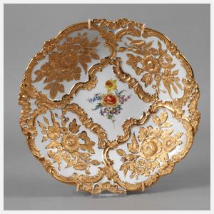 Meissen große Prunkschale "Blumenbukett"