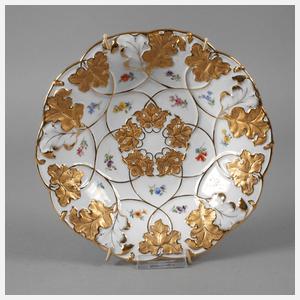 Meissen Prunkschale mit Streublümchendekor
