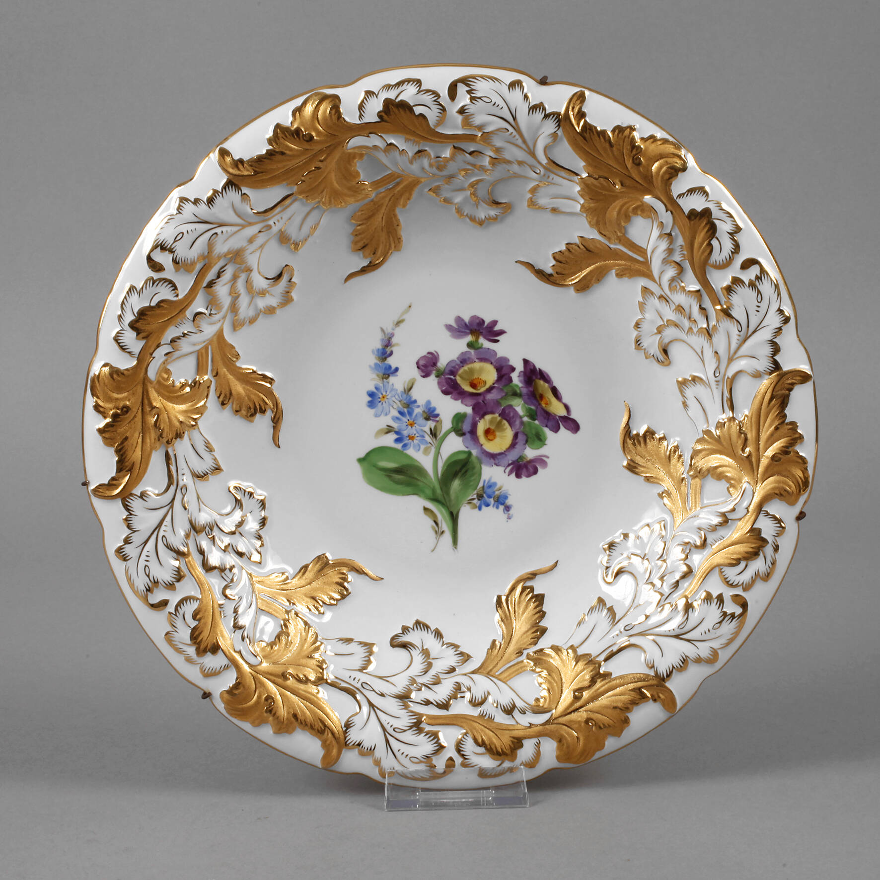 Meissen große Prunkschale "Blume 2"