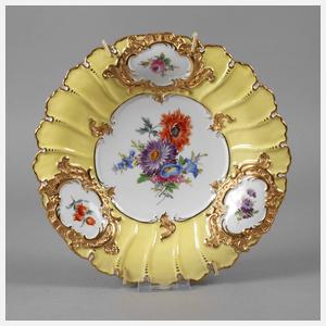 Meissen Prunkteller "Blumenbukett"