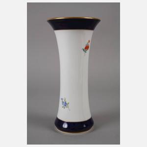 Meissen Stangenvase "Blumenbukett"