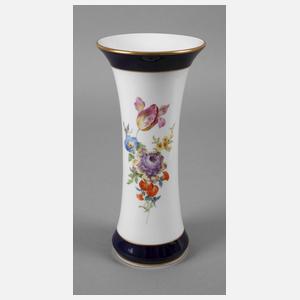 Meissen Stangenvase "Blumenbukett"
