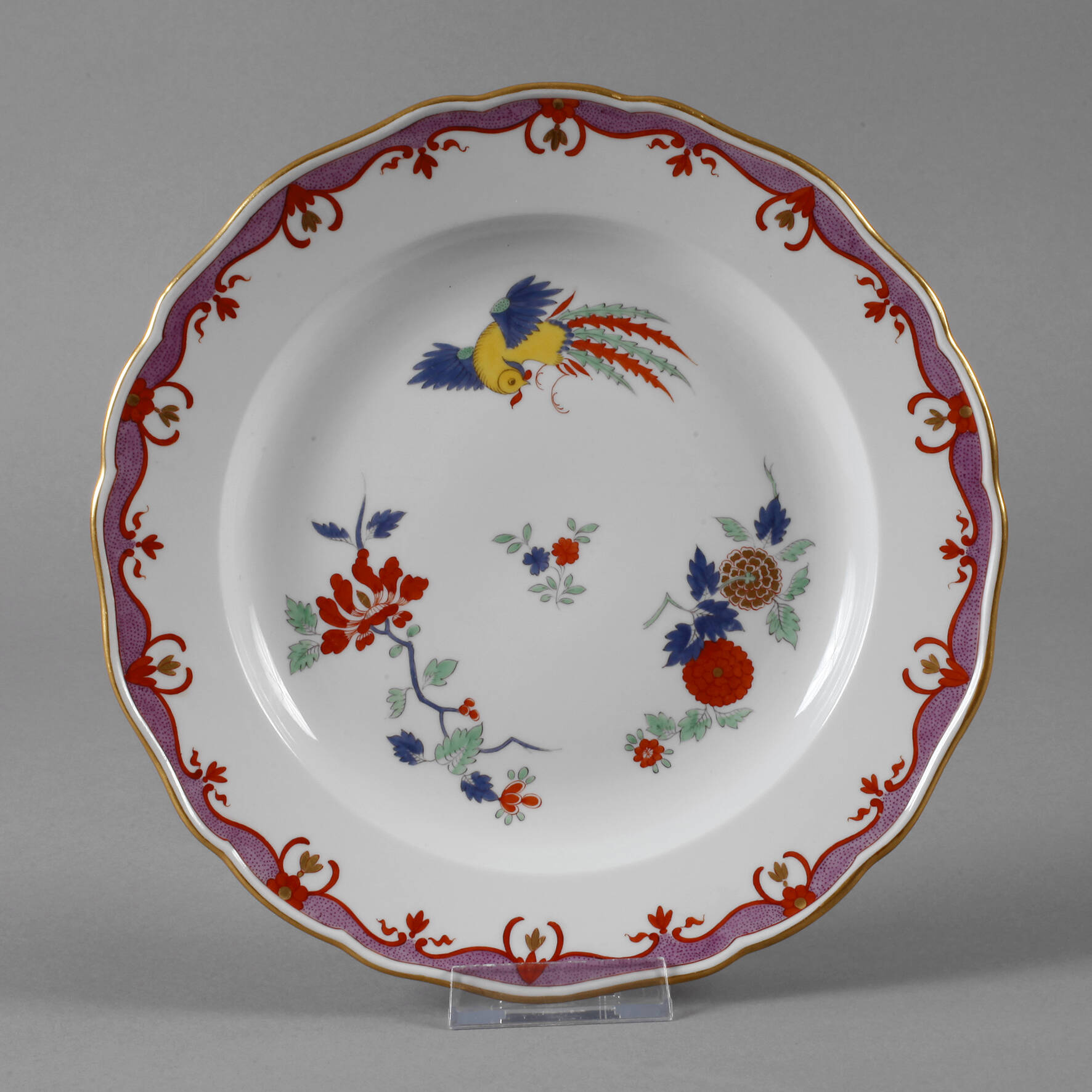 Meissen Speiseteller mit Kakiemondekor