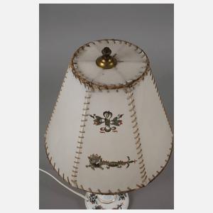 Meissen Tischlampe "Reicher Drache, schwarz"