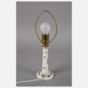 Meissen Tischlampe "Reicher Drache, schwarz"