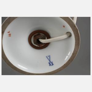 Meissen Tischlampe "Reicher Drache, schwarz"