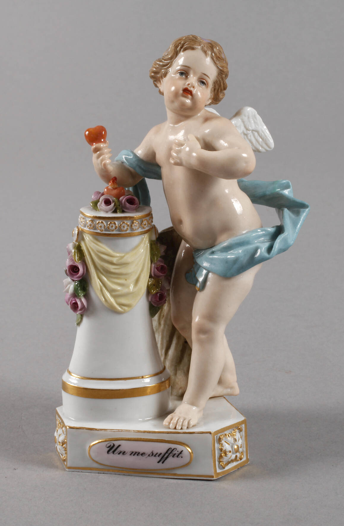 Meissen Amorette "Un me suffit - Eines genügt mir"