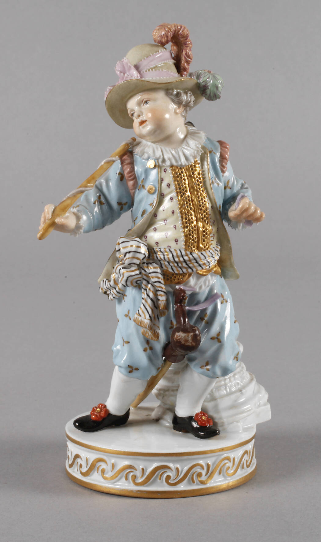 Meissen "Knabe mit Steckenpferd"