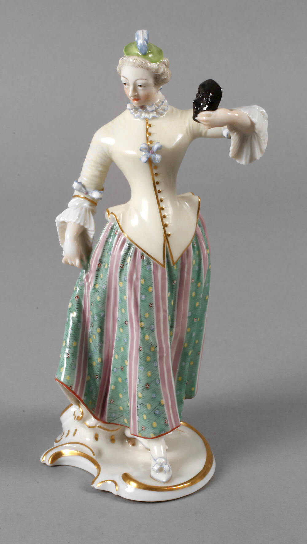 Nymphenburg Colombina mit Maske