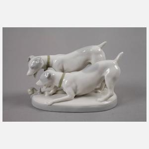 Pfeffer Gotha Hundegruppe und Hase