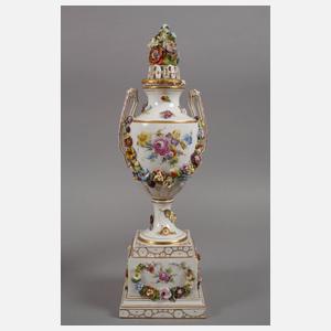 Potschappel Paar Potpourri-Vasen