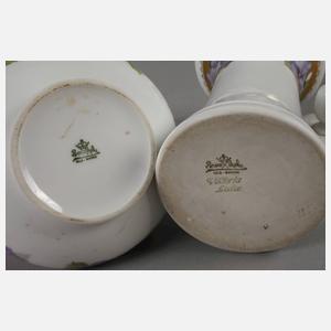 Rosenthal Vase und Dose "Viktoria Luise"