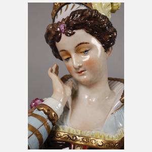 Scheibe-Alsbach großes Paar Kostümfiguren