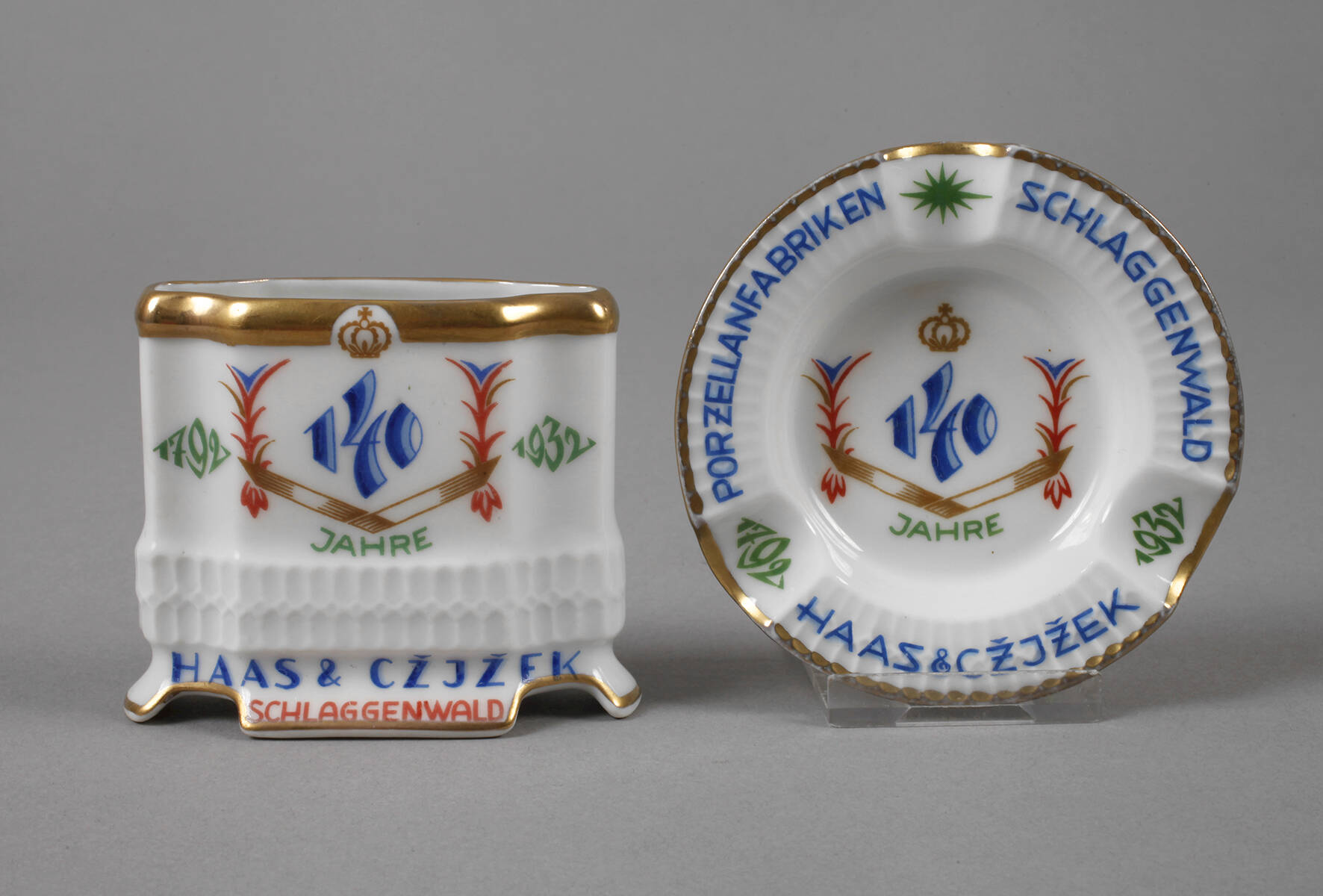 Schlaggenwald Raucherset Art déco