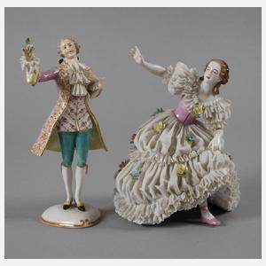 Thüringen Tänzerin und Rosenkavalier